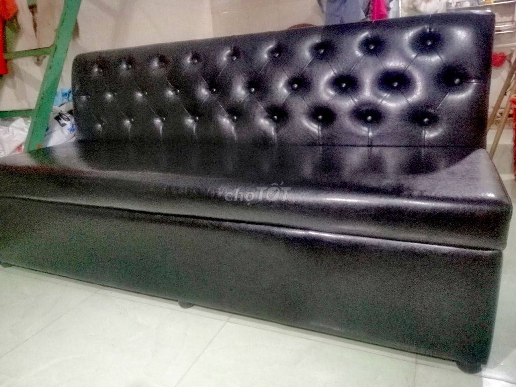 BỘ BÀN GHẾ SOFA DA BÓNG & BÀN TRÀ THANH LÝ.