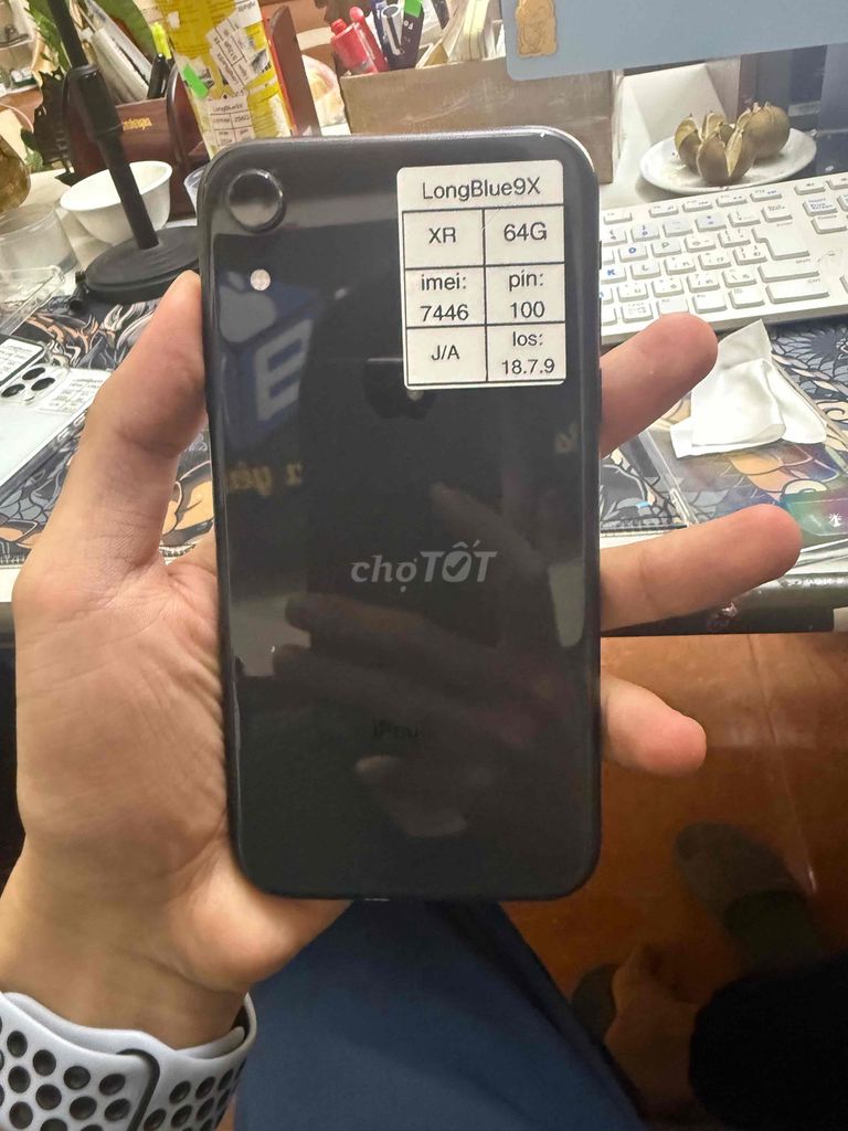Apple iPhone Xr 64GB Đen Nhật Bản. Mua bán Điện thoại tại Quận Cầu Giấy Hà Nội được đăng bởi Long blue 9x hình 1