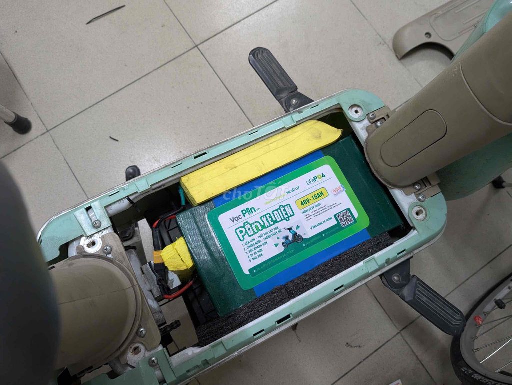 Pin Xe Đạp Điện Thay thế 4 bình ắc quy. Mua bán Phụ tùng xe tại Huyện Châu Đức Bà Rịa - Vũng Tàu được đăng bởi Vạc Pin Xe Điện hình 6