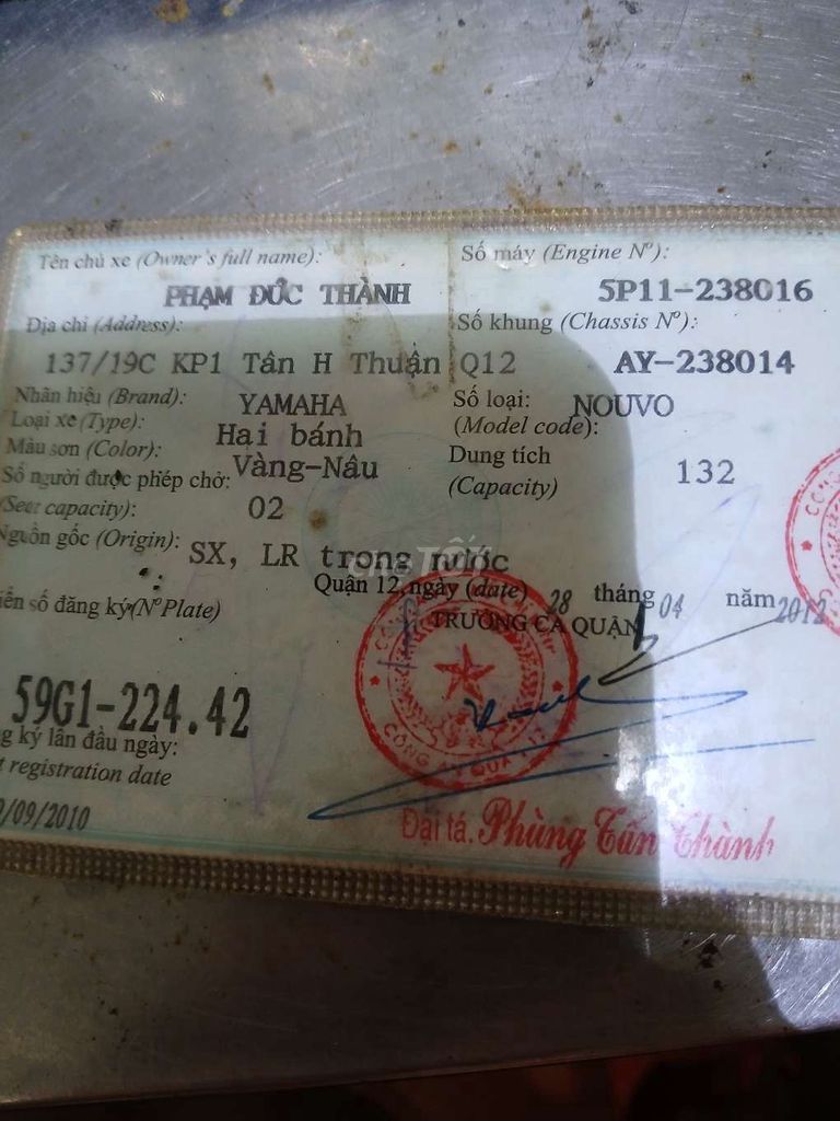 Xe Nouvo Tứ LX xe zin có giấy tờ biển vip. Mua bán Xe máy tại Huyện Phú Giáo Bình Dương được đăng bởi hoang trung hình 4