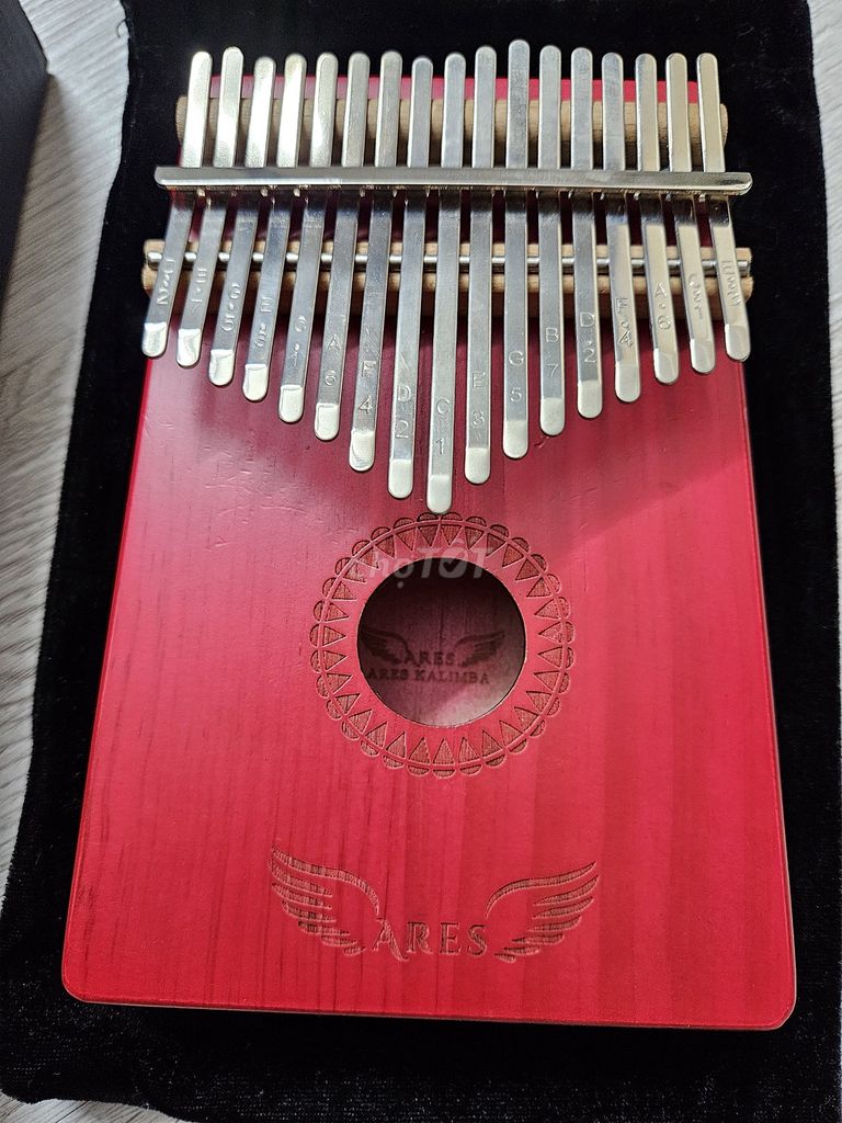 Đàn Kalimba 17 phím màu đỏ