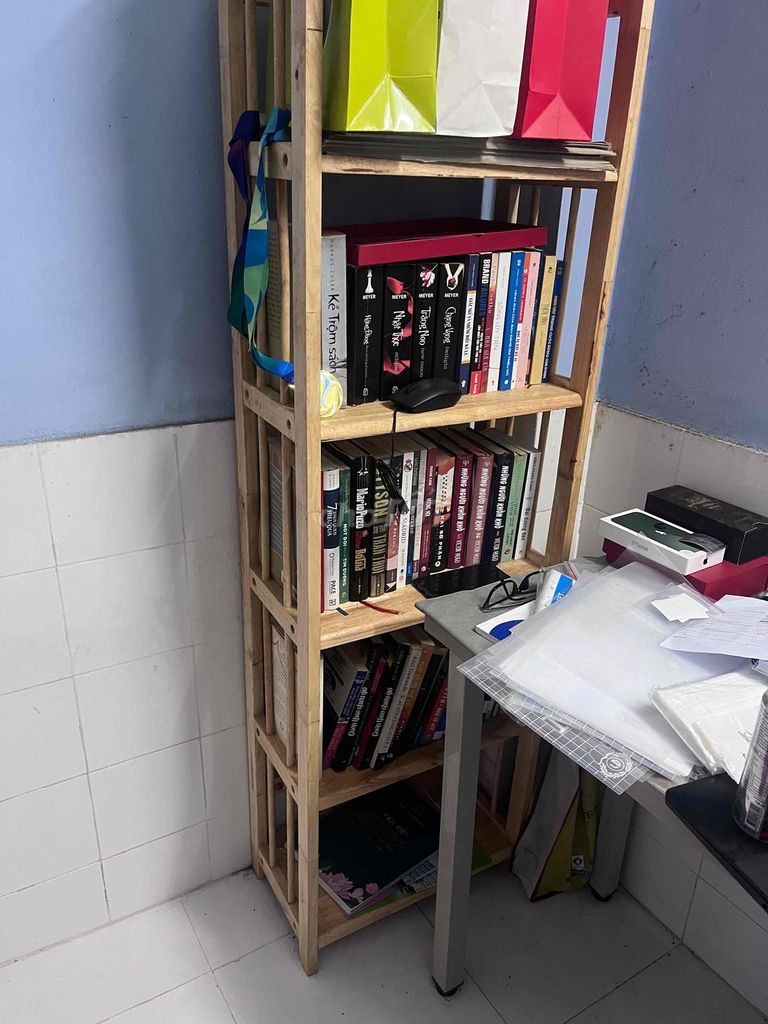 Kệ sách 5 tầng 1m6