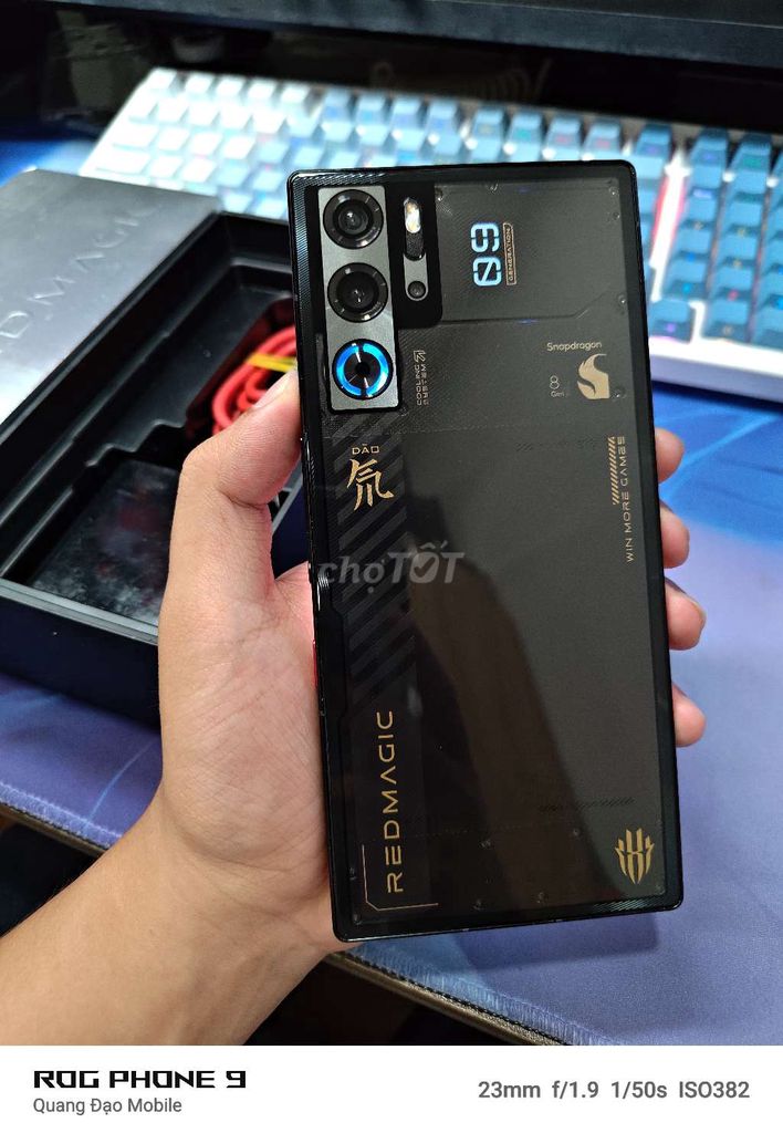 Redmagic 9Pro 12-256 đen trong suốt (24457). Mua bán Điện thoại tại Quận Hà Đông Hà Nội được đăng bởi Đạo Nguyễn hình 1