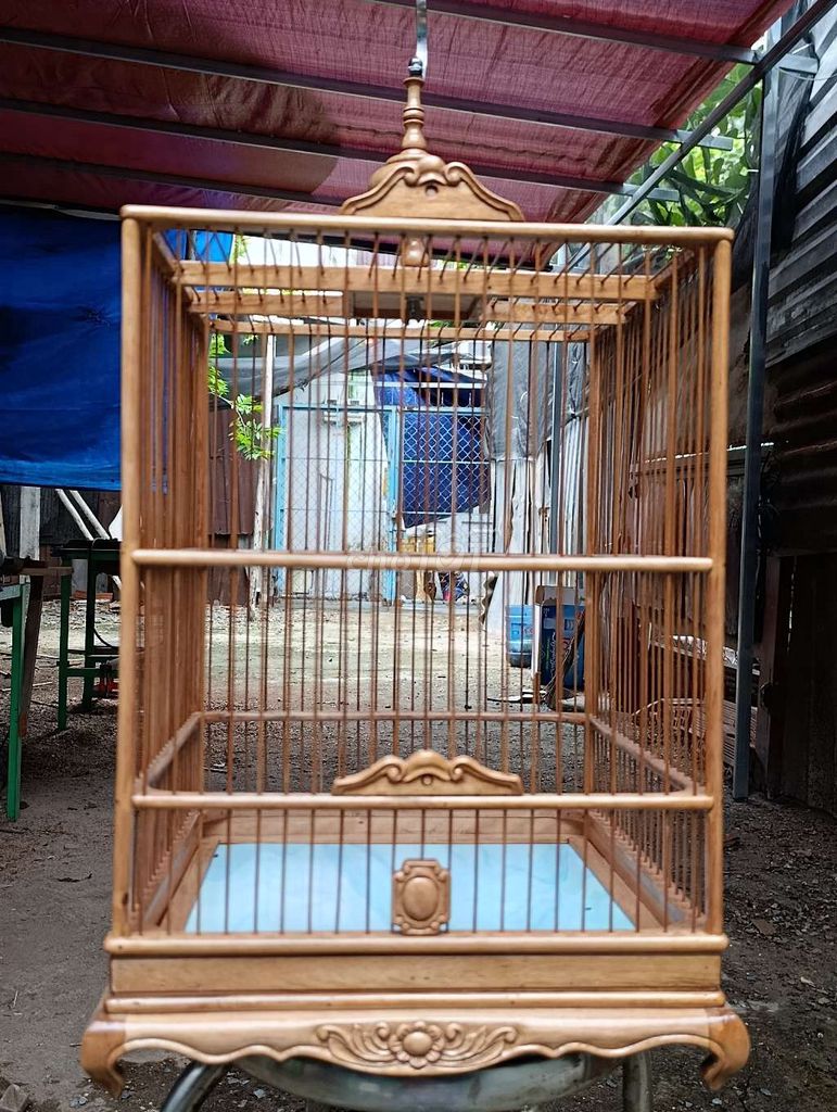 Lồng chim Gỗ Nâu Chắc chắn. Mua bán Phụ kiện, Thức ăn, Dịch vụ tại Huyện Hóc Môn Tp Hồ Chí Minh được đăng bởi LÊ VĂN ĐẠO hình 1
