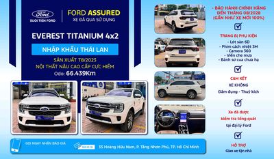 Ford Everest 2023 Titanium 2.0L 4x2 AT - 66439 km. Mua bán Ô tô tại Thành phố Thủ Đức Tp Hồ Chí Minh được đăng bởi Nam Phong Ford