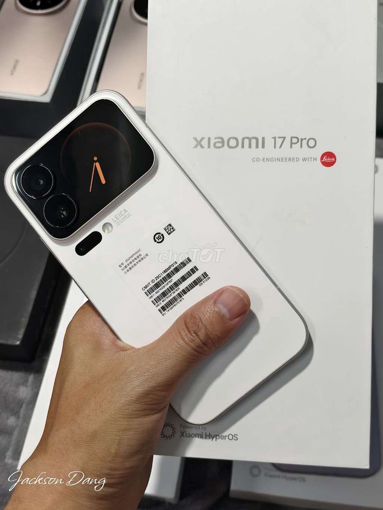 (NEW) Xiaomi 17 Pro 12/512GB Trắng SẠC 0 LẦN. Mua bán Điện thoại tại Quận 12 Tp Hồ Chí Minh được đăng bởi Jackson Dang hình 1