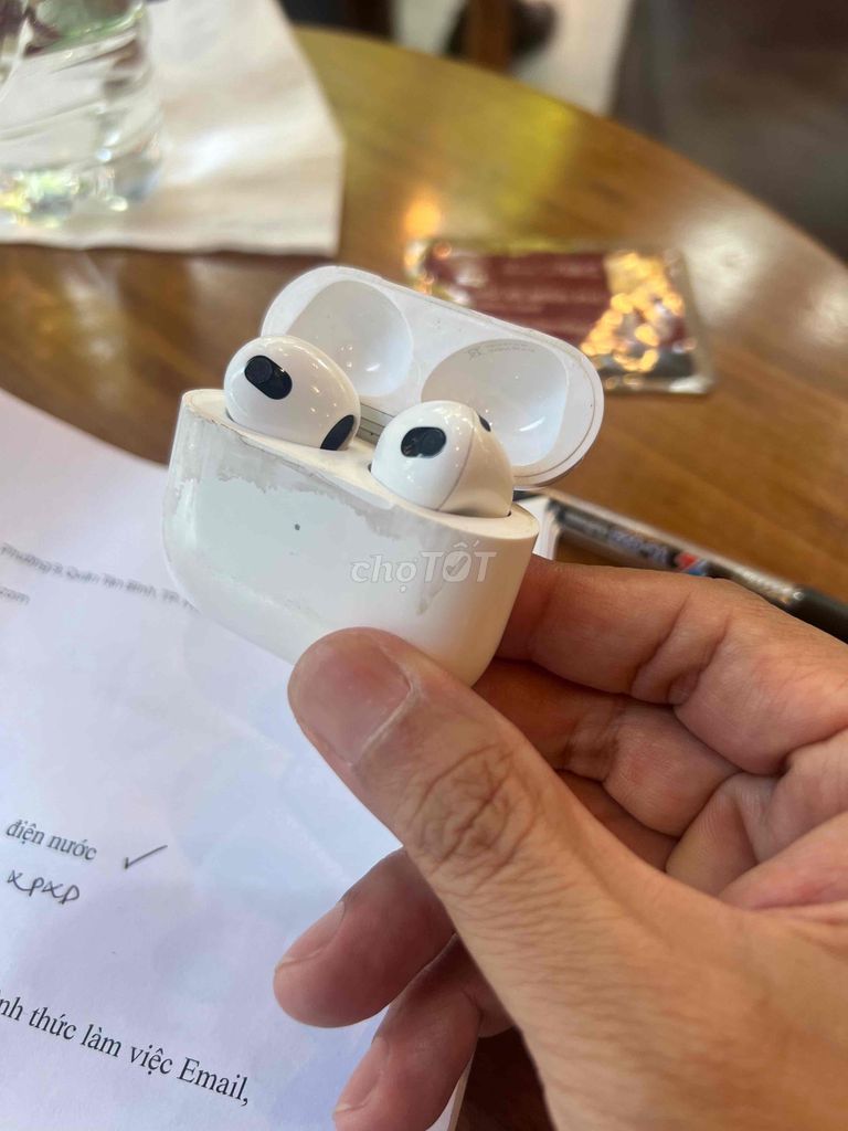 Tai nghe Apple AirPods 3 Trắng. Mua bán Tivi, Âm thanh tại Quận Phú Nhuận Tp Hồ Chí Minh được đăng bởi Nguyen hình 1