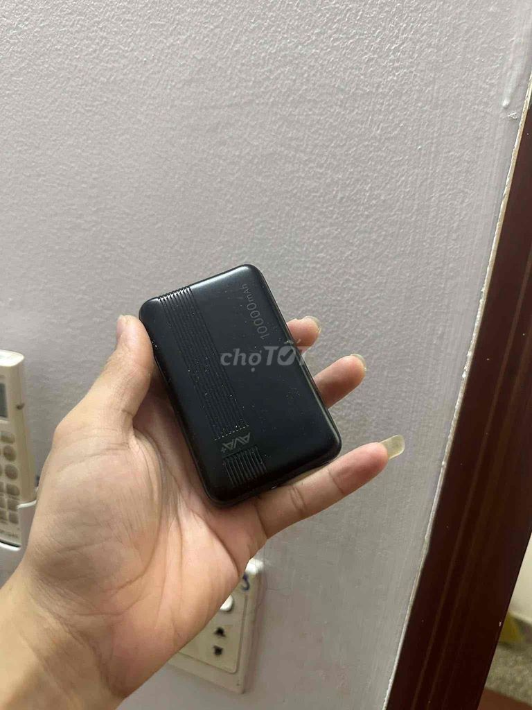 Sạc dự phòng AVA 10.000 mAh Đen. Mua bán Phụ kiện (Màn hình, Chuột...) tại Quận Bình Tân Tp Hồ Chí Minh được đăng bởi Tr Phương Lâm hình 1