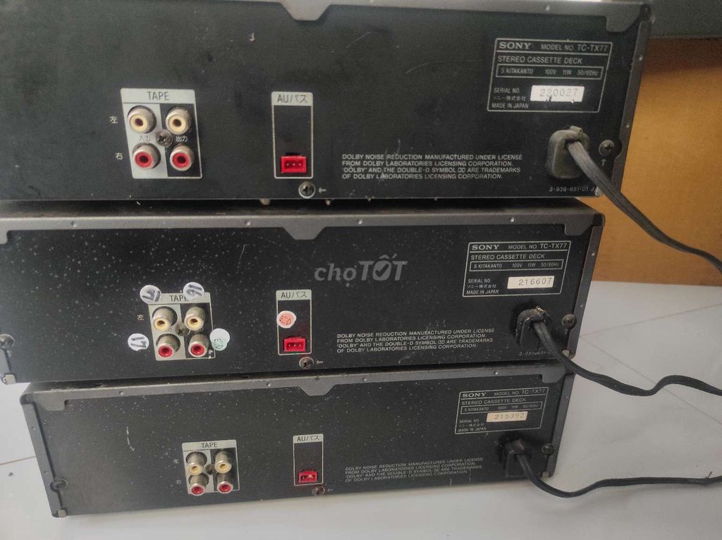 Ba đầu Tape Sony MD 77. Mua bán Tivi, Âm thanh tại Huyện Giồng Trôm Bến Tre được đăng bởi Lê hoàn hình 6
