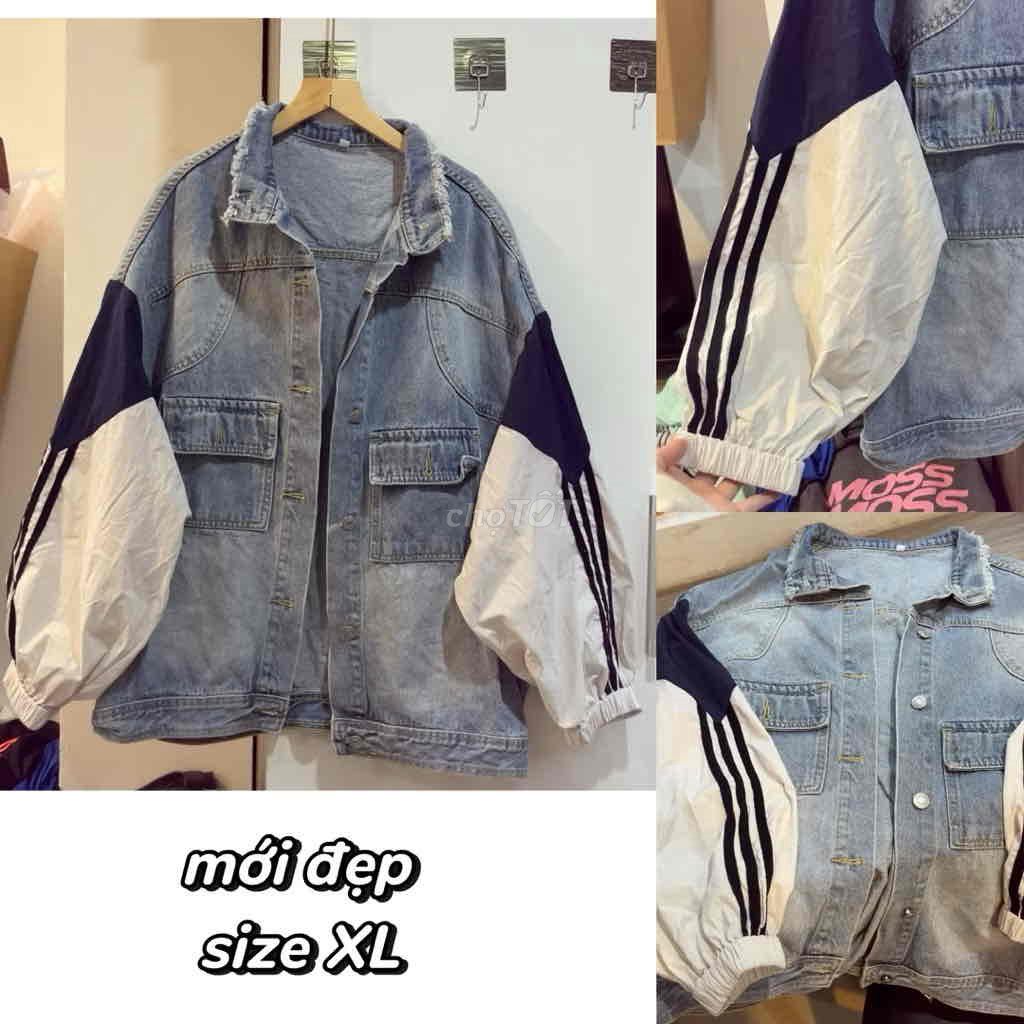 Áo khoác jean nữ hot trend. Mua bán Quần áo tại Thành phố Thủ Đức Tp Hồ Chí Minh được đăng bởi Ly Cacheeng hình 1