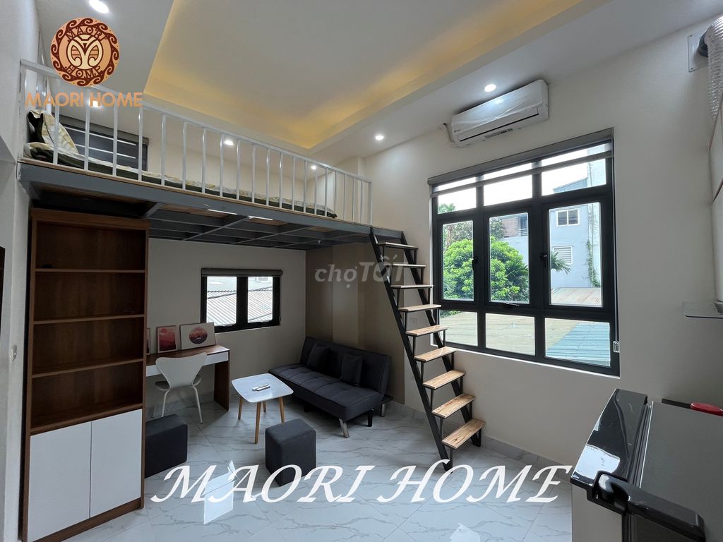 CĂN HỘ DUPLEX CỬA SỔ -FULL NỘI THẤT + MÁY GIẶC RIÊNG -GẦN ĐẠI HỌC IUH