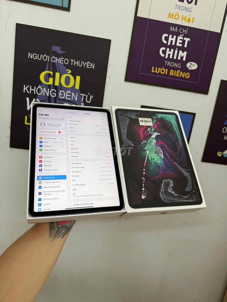 Apple iPad Pro 2018 512GB Xám. Mua bán Máy tính bảng tại Quận Đống Đa Hà Nội được đăng bởi KT Hà Nội Mobile hình 1