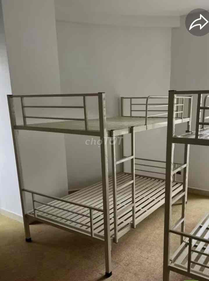 Giường tầng Kim loại Kem. Mua bán Giường, chăn ga gối nệm tại Quận 12 Tp Hồ Chí Minh được đăng bởi Quốc Hưng hình 1