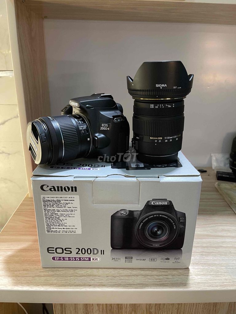 Máy ảnh Canon EOS 200D II kèm lens 18-55mm. Mua bán Máy ảnh, Máy quay tại Quận Liên Chiểu Đà Nẵng được đăng bởi Tài Kt hình 1
