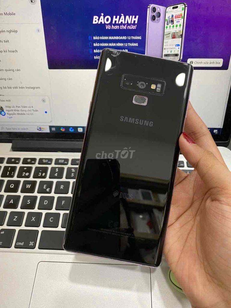 Samsung Note 9 6GB/128GB Hồng Đã qua sử dụng. Mua bán Điện thoại tại Quận 3 Tp Hồ Chí Minh được đăng bởi Tuấn Nguyễn hình 1