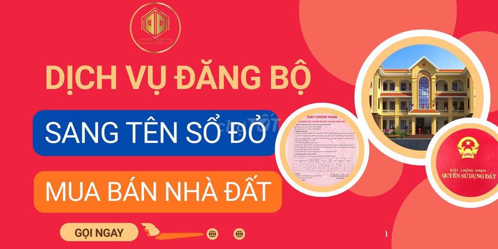 DỊCH VỤ SANG TÊN SỔ ĐỎ MUA BÁN - CHO TẶNG THỪA KẾ. Dịch vụ tại Quận Gò Vấp Tp Hồ Chí Minh được đăng bởi Làm giấy tờ nhà đất Sài Gòn hình 1