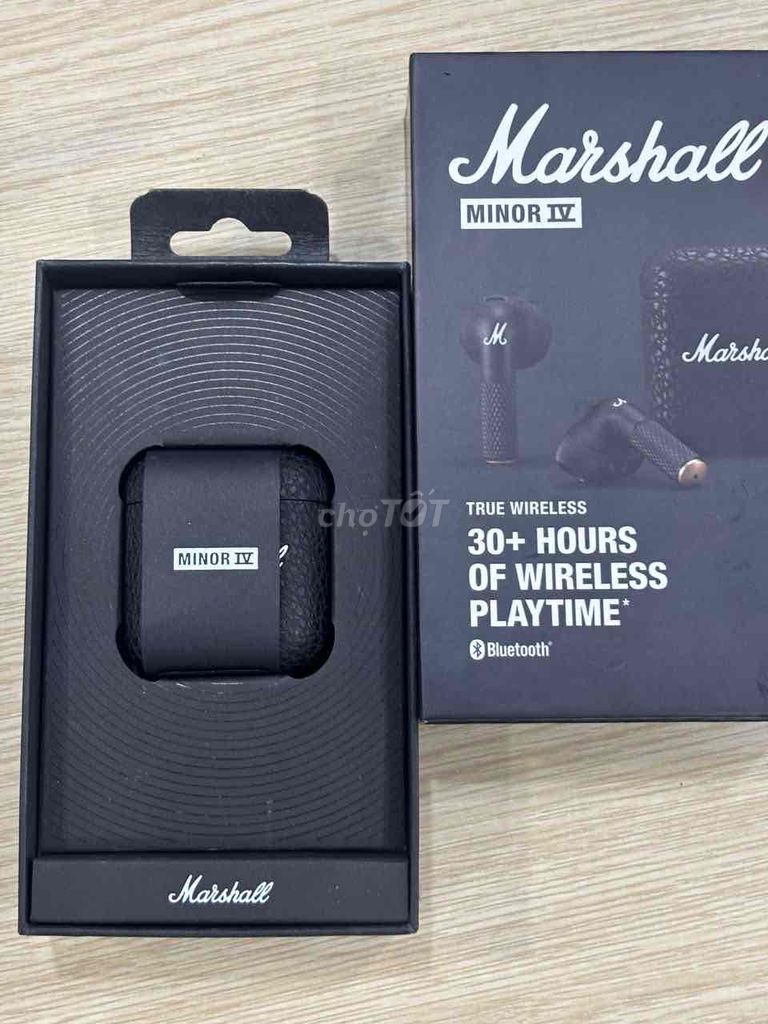 Tai nghe Marshall Minor IV Đen 99% Fullbox. Mua bán Tivi, Âm thanh tại Quận 5 Tp Hồ Chí Minh được đăng bởi Thư Chuyên Hàng Điện Tử hình 1
