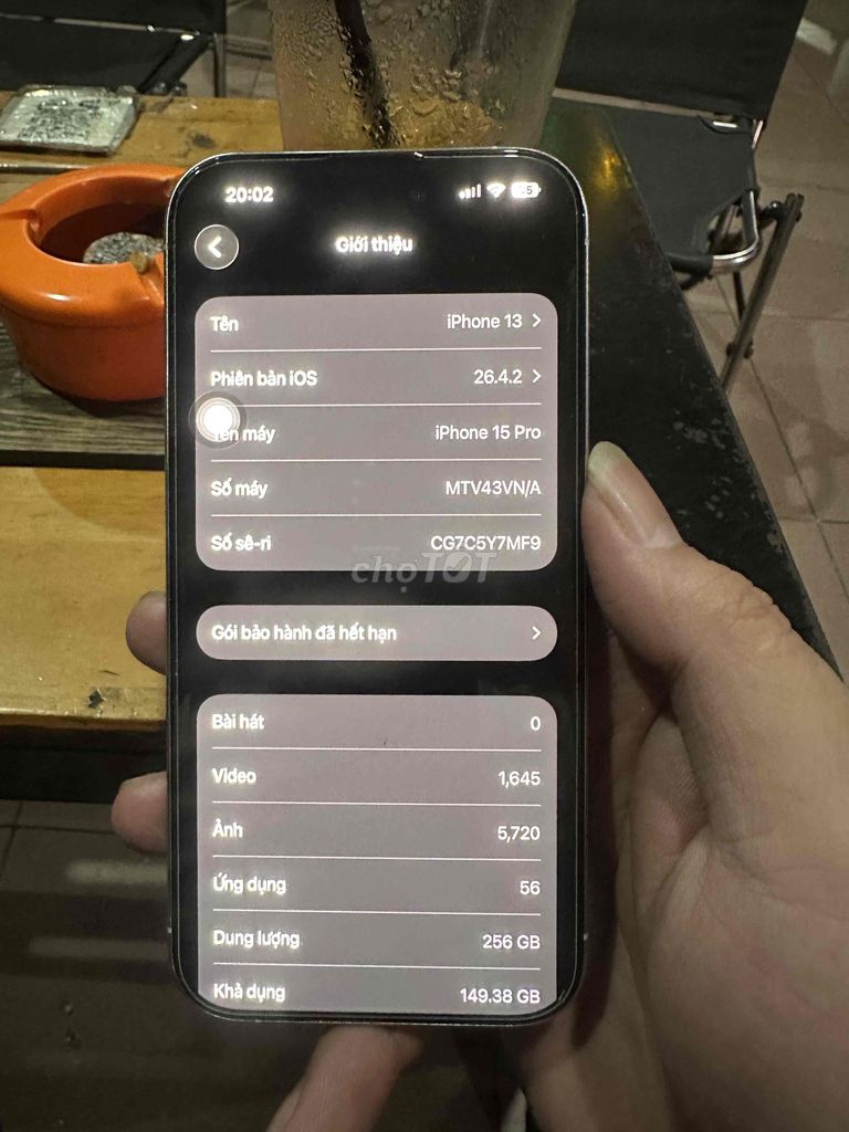 iPhone 15 Pro 256GB Titan tự nhiên VN/A. Mua bán Điện thoại tại Thành phố Biên Hòa Đồng Nai được đăng bởi Capuchino hình 1