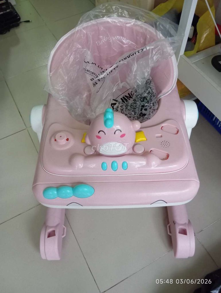 Xe tập đi Babywalker Nữ Hồng. Mua bán Mẹ và bé tại Quận 7 Tp Hồ Chí Minh được đăng bởi Huệ Mẫn  hình 1
