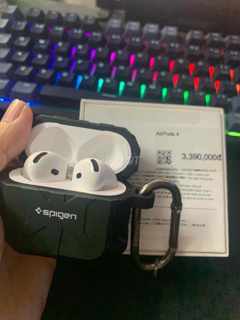 Tai nghe Apple AirPods 4 Trắng. Mua bán Tivi, Âm thanh tại Thành phố Nha Trang Khánh Hòa được đăng bởi Hlong hình 1