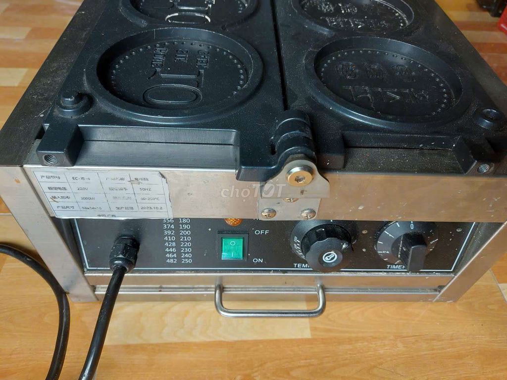 Máy làm bánh Thép không gỉ 3000W 50-300°C. Mua bán Bếp, lò, đồ điện nhà bếp tại Quận 7 Tp Hồ Chí Minh được đăng bởi Nguyễn Thị Nam hình 1