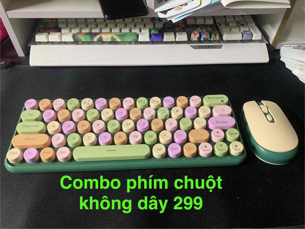 Combo Bàn Phím Chuột Không Dây. Mua bán Phụ kiện (Màn hình, Chuột...) tại Quận Liên Chiểu Đà Nẵng được đăng bởi Shop thanh lý phụ kiện hình 1