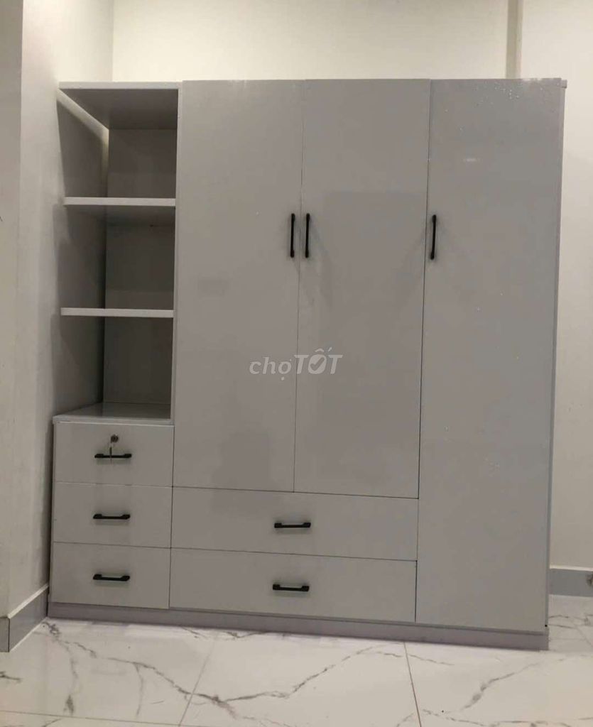 TỦ NHỰA 3 CÁNH 1 KỆ MÀU TRẮNG. Mua bán Tủ, kệ gia đình tại Thị xã Bến Cát Bình Dương được đăng bởi Tủ nhựa đài loan hoàng quân hình 1