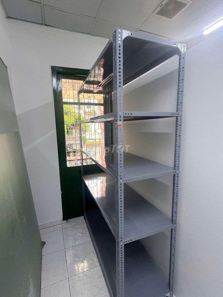 Kệ sắt V lỗ Ngọc Tín 2m x 0.5m x 1.5m Xám ghi. Mua bán Tủ, kệ gia đình tại Quận 10 Tp Hồ Chí Minh được đăng bởi CÔNG TY NGỌC TÍN hình 1