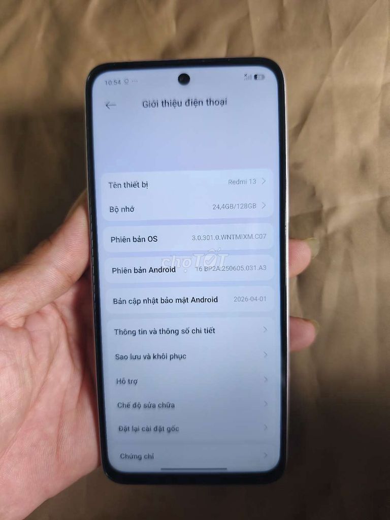 Xiaomi Redmi 13 6GB/128GB Hồng nhạt. Mua bán Điện thoại tại Quận 12 Tp Hồ Chí Minh được đăng bởi nnh hình 1