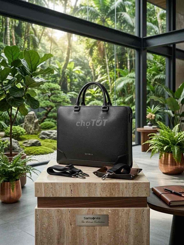 Cặp xách Samsonite Da bò xước Đen. Mua bán Túi xách tại Huyện Nhà Bè Tp Hồ Chí Minh được đăng bởi túi xách nam nữ đồ si da thật hình 1
