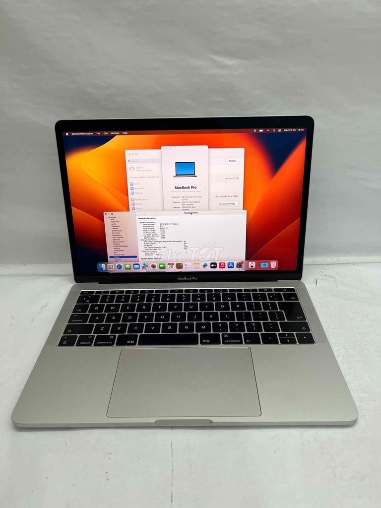 MacBook Pro 2017 i7 Ram 16GB ssd 512GB. Mua bán Laptop tại Quận Sơn Trà Đà Nẵng được đăng bởi BƠ BƯ Macbook Cũ hình 1