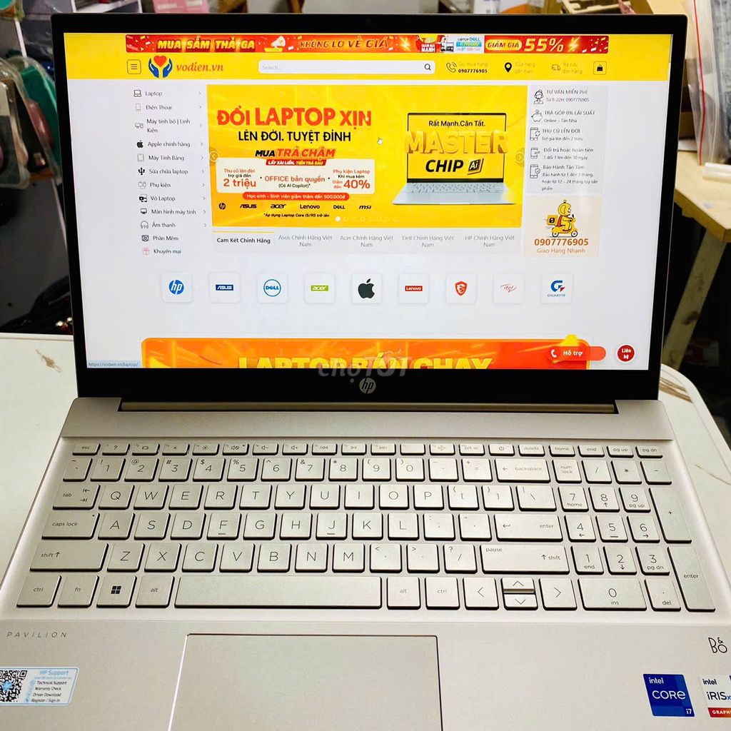 HP Pavilion 15 eg3091TU i7-1355U 16GB/512GB Win11. Mua bán Laptop tại Quận Ninh Kiều Cần Thơ được đăng bởi Võ Diện hình 1