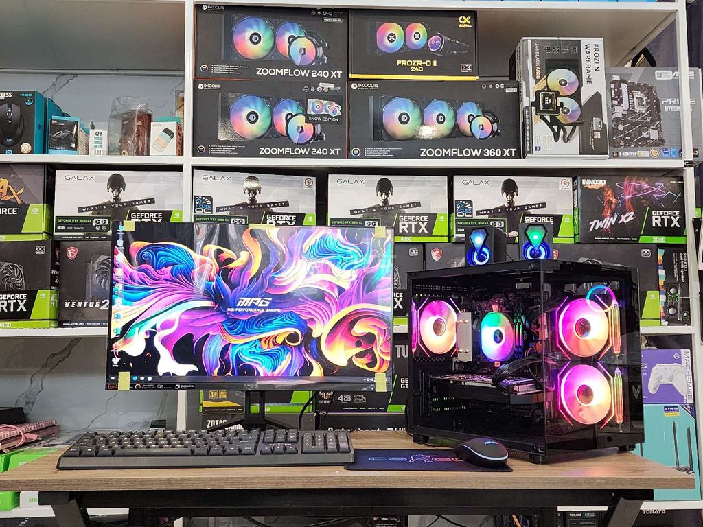Bộ PC Gaming đồ họa i5-9400/16Gb/Vga4G/24"100hzNew. Mua bán Máy tính để bàn tại Thành phố Thủ Đức Tp Hồ Chí Minh được đăng bởi MINH SÀI GÒN COMPUTER THỦ ĐỨC hình 6