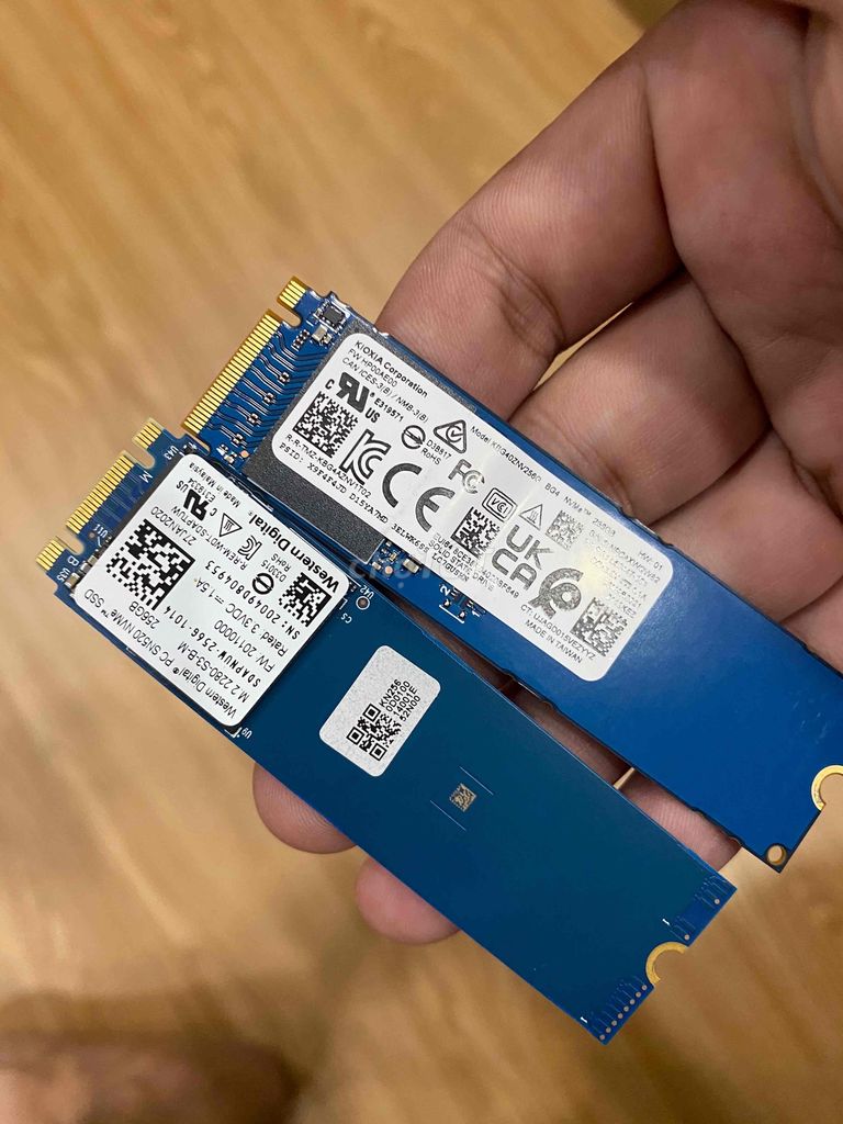 SSD Nvme 256G WD Kioxia Zin máy Hp chuẩn W10