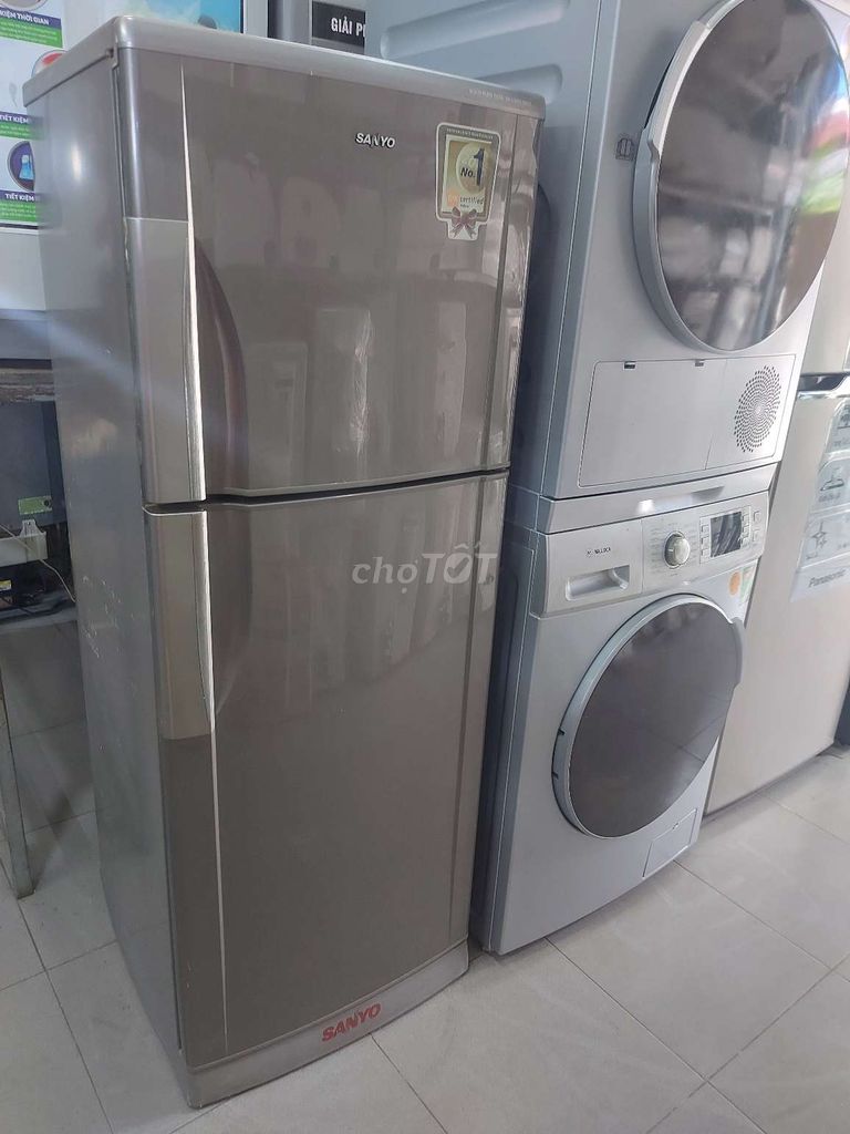 Tủ lạnh Sanyo 186L zin đẹp khay kệ đủ lạnh TỐT