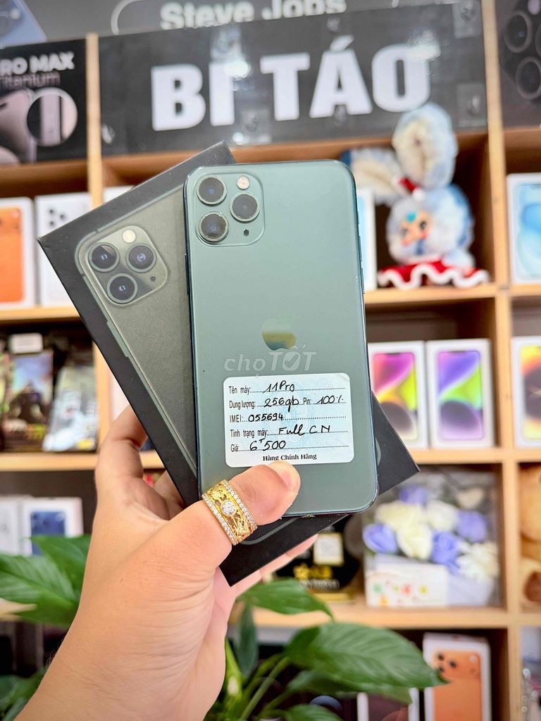 Apple iPhone 11 Pro 256GB Green. Mua bán Điện thoại tại Thành phố Long Xuyên An Giang được đăng bởi Bi Táo Store hình 1