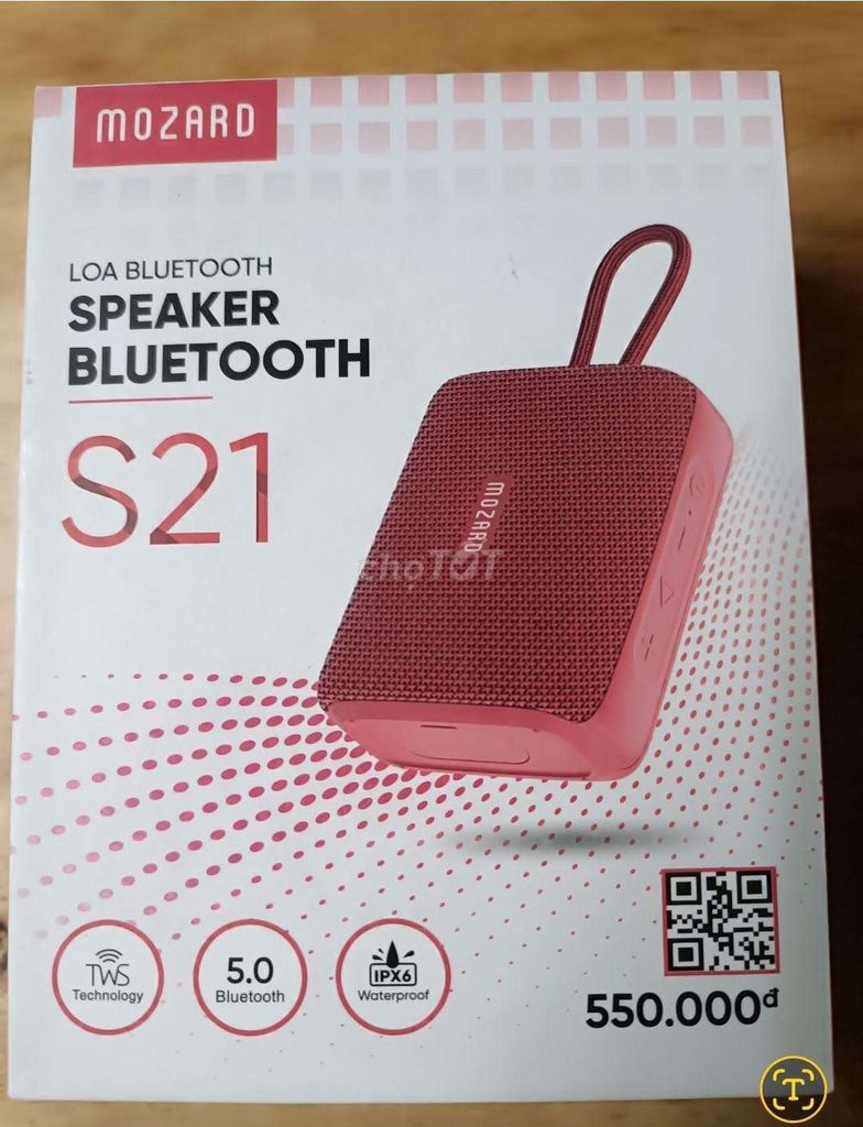 Loa Bluetooth Mozard S21 Đỏ IPX6. Mua bán Tivi, Âm thanh tại Quận 8 Tp Hồ Chí Minh được đăng bởi Tran Minh di hình 1