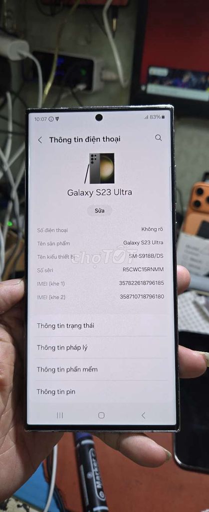 Galaxy S23 Ultra 512GB VN giá tốt trải nghiệm. Mua bán Điện thoại tại Quận 8 Tp Hồ Chí Minh được đăng bởi Thiên Hòa mobile  hình 1