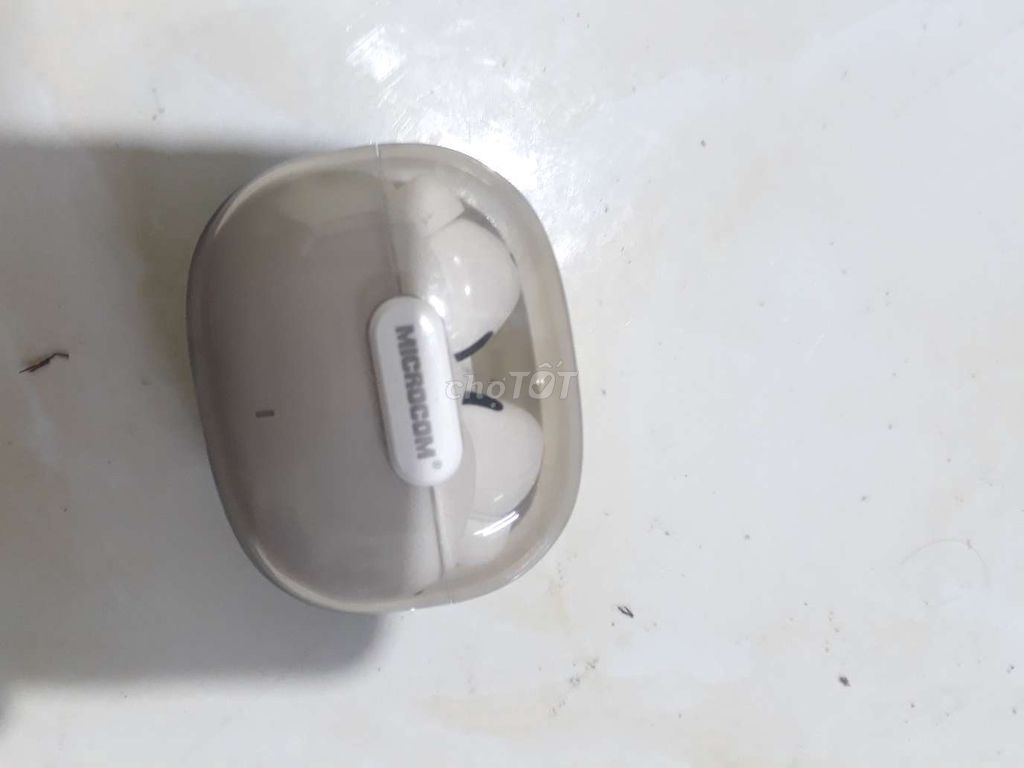 Tai nghe Bluetooth MICROCOM Trắng. Mua bán Tivi, Âm thanh tại Quận Hoàng Mai Hà Nội được đăng bởi Vũ Minh Thắng hình 1