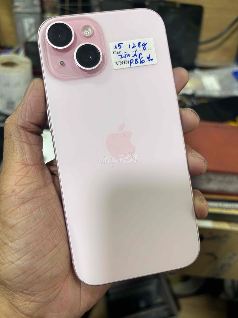 Apple iPhone 15 128GB Hồng Đã sử dụng. Mua bán Điện thoại tại Quận Tân Phú Tp Hồ Chí Minh được đăng bởi gia phát hình 1