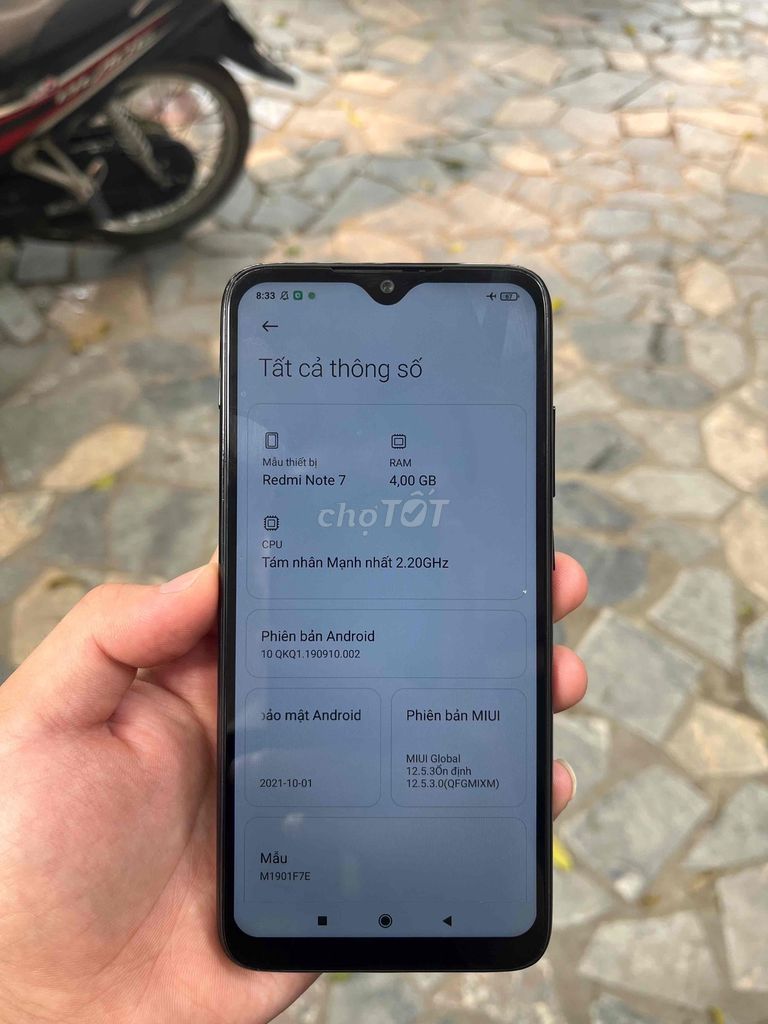 Xiaomi Redmi Note 7 64GB Đen. Mua bán Điện thoại tại Huyện Thạch Thất Hà Nội được đăng bởi Phạm Tiến Dũng  hình 1