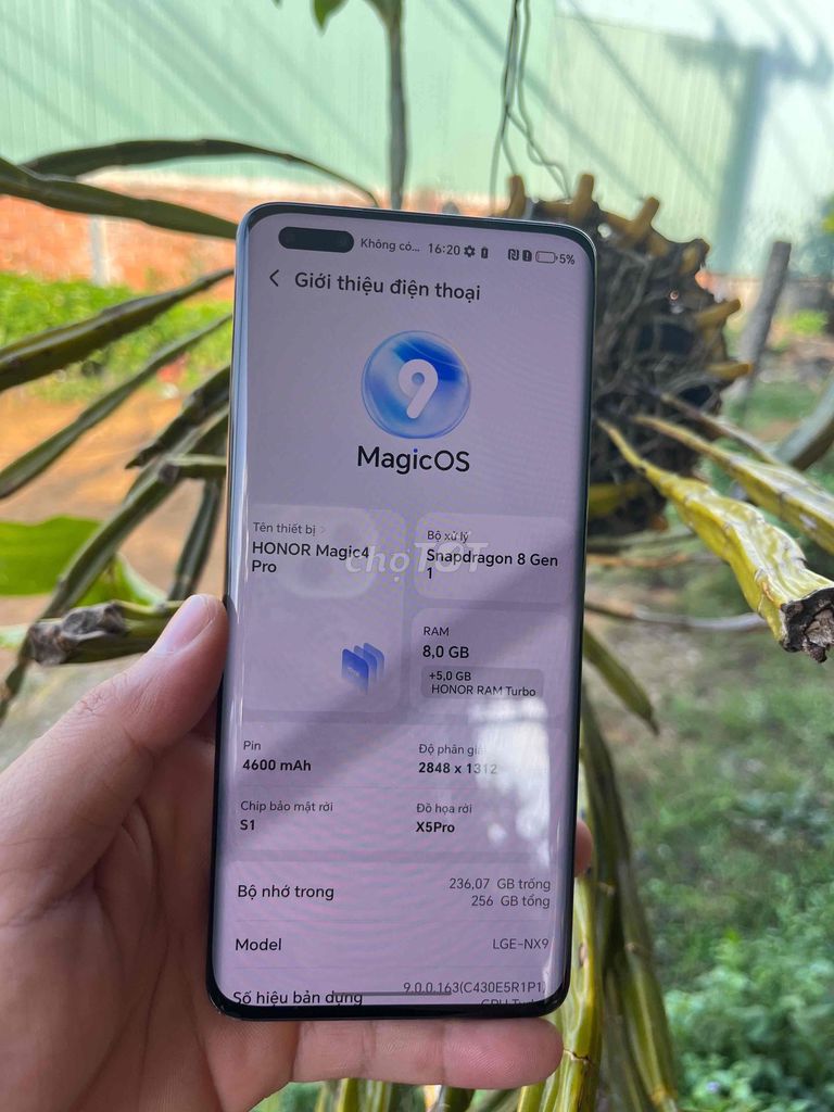 Honor Magic4 Pro 256GB Đen. Mua bán Điện thoại tại Thành phố Buôn Ma Thuột Đắk Lắk được đăng bởi Nguyễn Tấn Trường hình 1