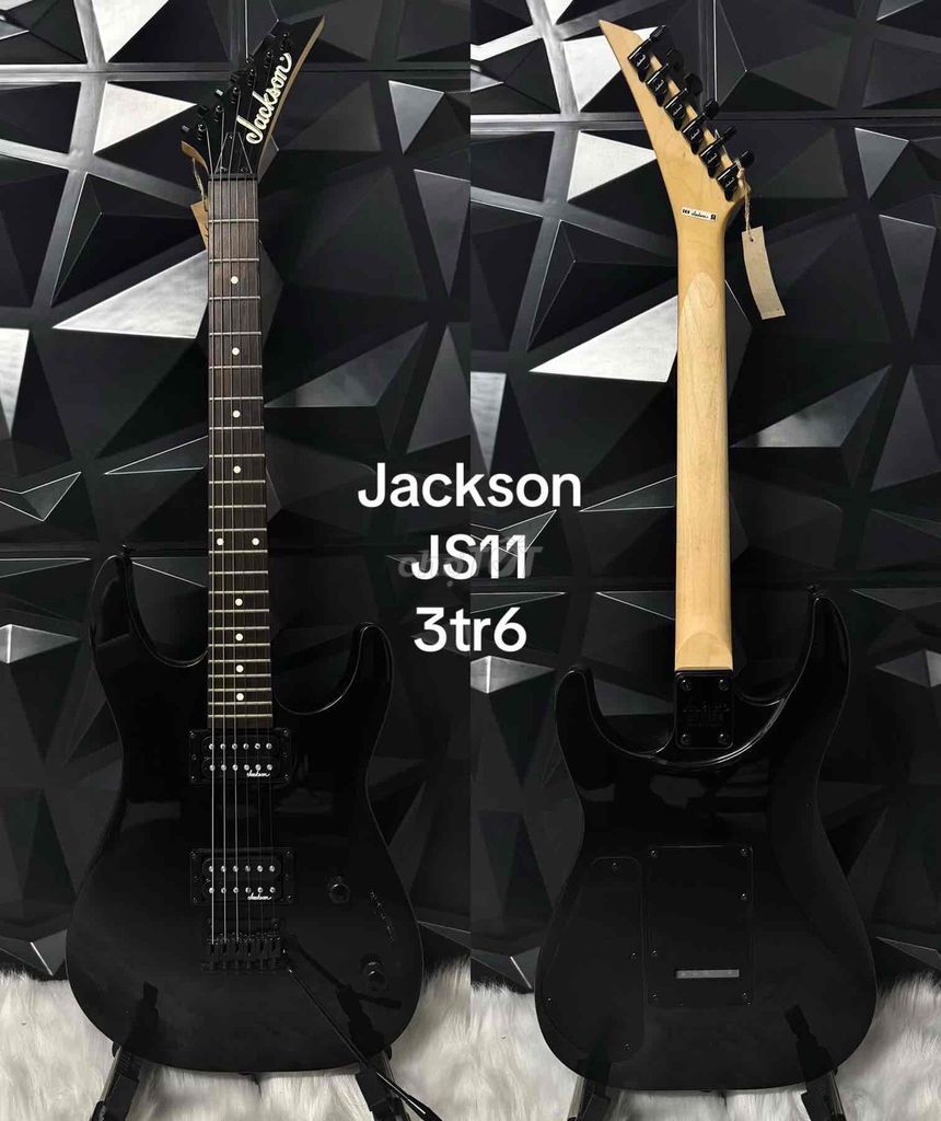 Guitar điện Jackson JS11 Superstrat Đen. Mua bán Nhạc cụ tại Thành phố Thủ Đức Tp Hồ Chí Minh được đăng bởi Nhạc cụ Vũ Ân hình 1