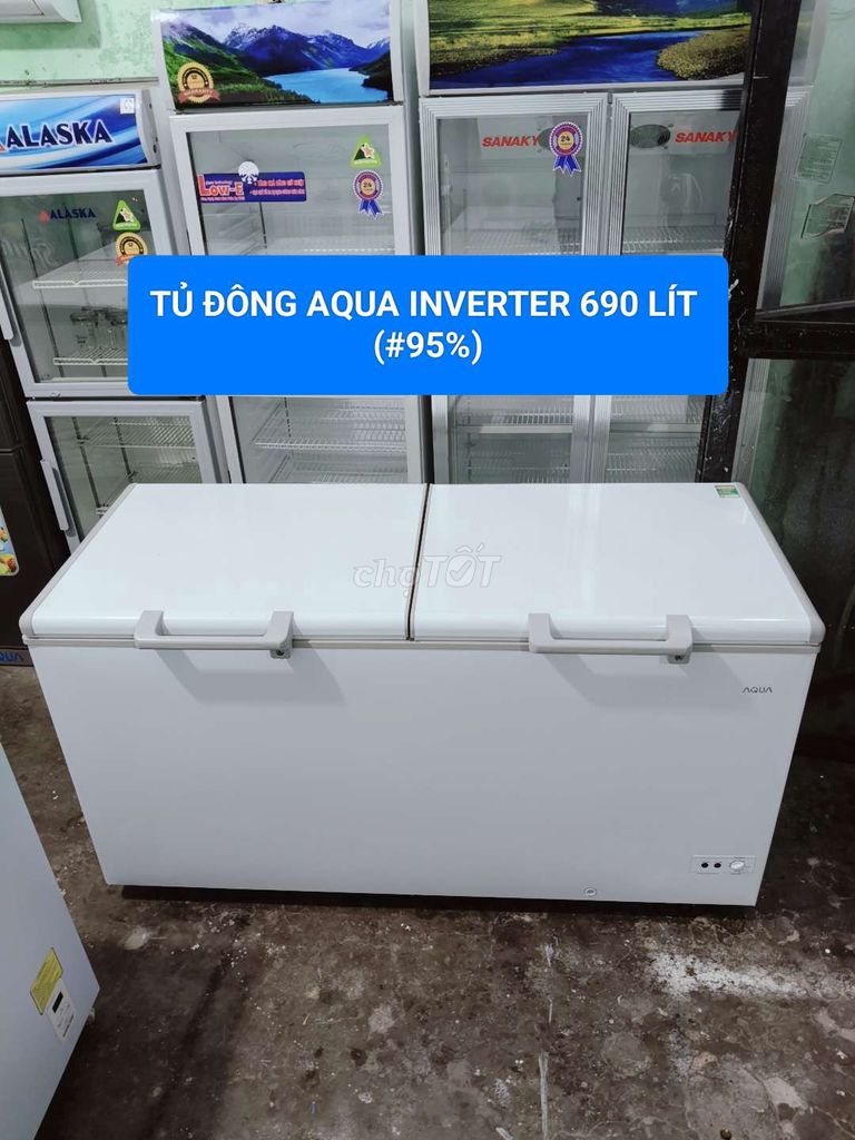 Tủ Đông Aqua Inverter 690 lít (95%)