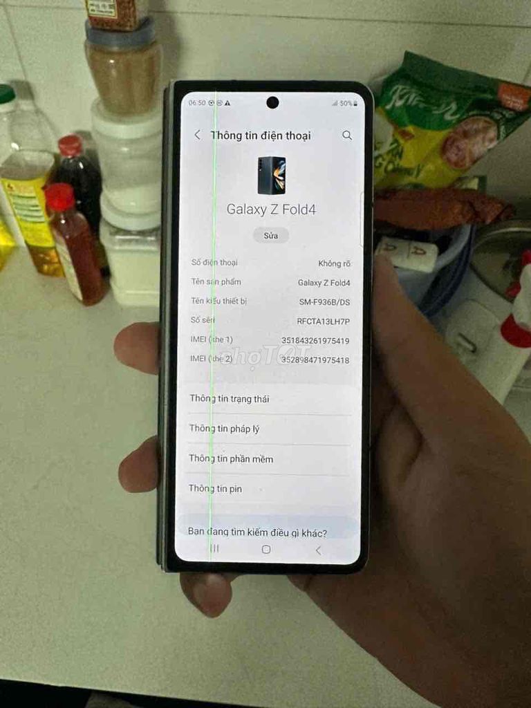 Samsung Z Fold4 256GB Đã sử dụng. Mua bán Điện thoại tại Thành phố Thủ Đức Tp Hồ Chí Minh được đăng bởi david mập hình 1