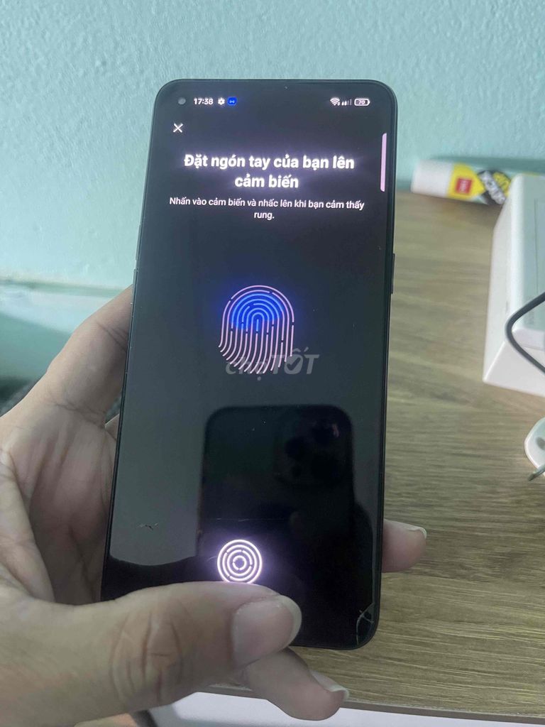 Oppo Reno5 128GB Đen Kính nứt. Mua bán Điện thoại tại Thành phố Dĩ An Bình Dương được đăng bởi bin hình 1