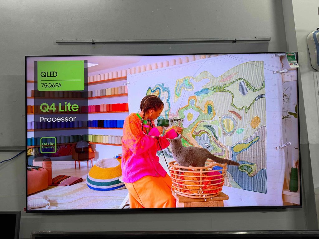 Tivi Samsung 75Q6F 4K QLED 75 inch. Mua bán Tivi, Âm thanh tại Quận Ninh Kiều Cần Thơ được đăng bởi Thanh Lý Hàng Điện Máy Giá Rẻ hình 1