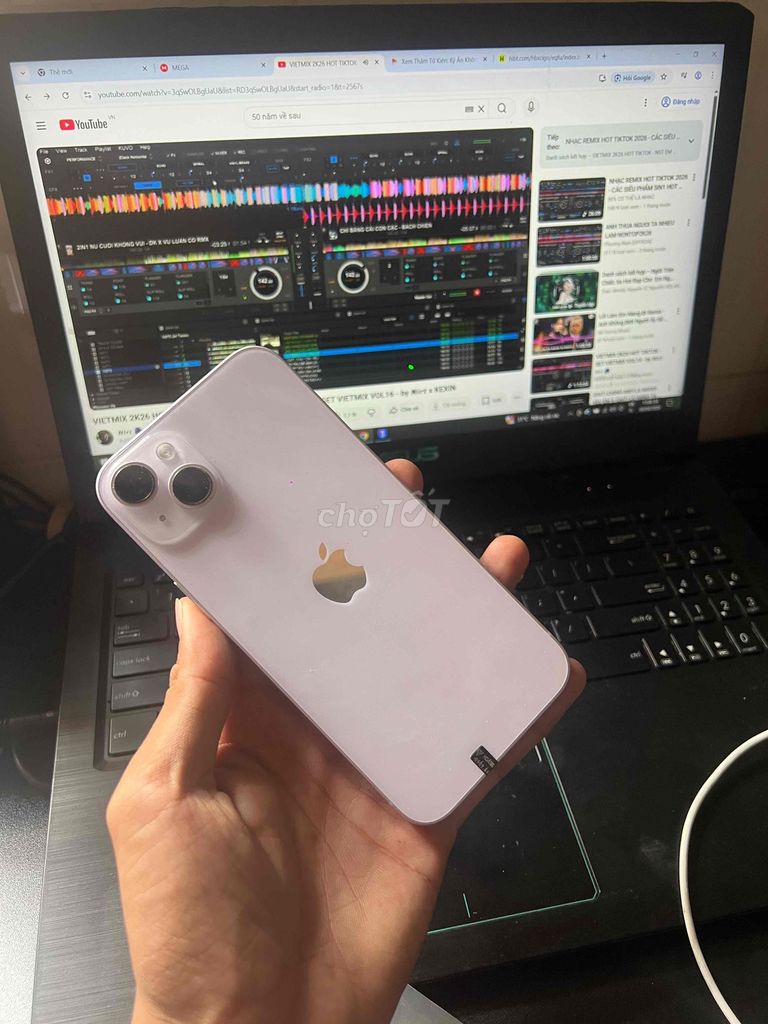 Apple iPhone 14 Plus 256GB zin full cn. Mua bán Điện thoại tại Thành phố Bến Tre Bến Tre được đăng bởi TN MOBILE hình 1