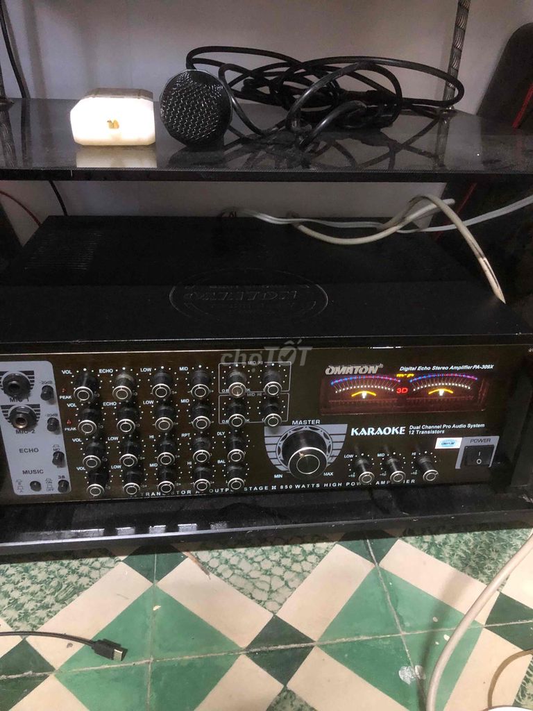 Amply karaoke Omaton PA-308X Đen 12 sò lớn. Mua bán Tivi, Âm thanh tại Quận Thanh Khê Đà Nẵng được đăng bởi Hoàng trung thành hình 1