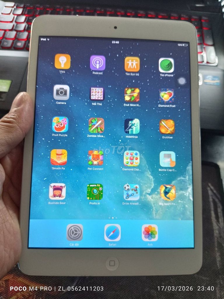 Apple iPad mini 1 16GB Bạc. Mua bán Máy tính bảng tại Quận 1 Tp Hồ Chí Minh được đăng bởi Hội Đồ Điện Tử hình 1
